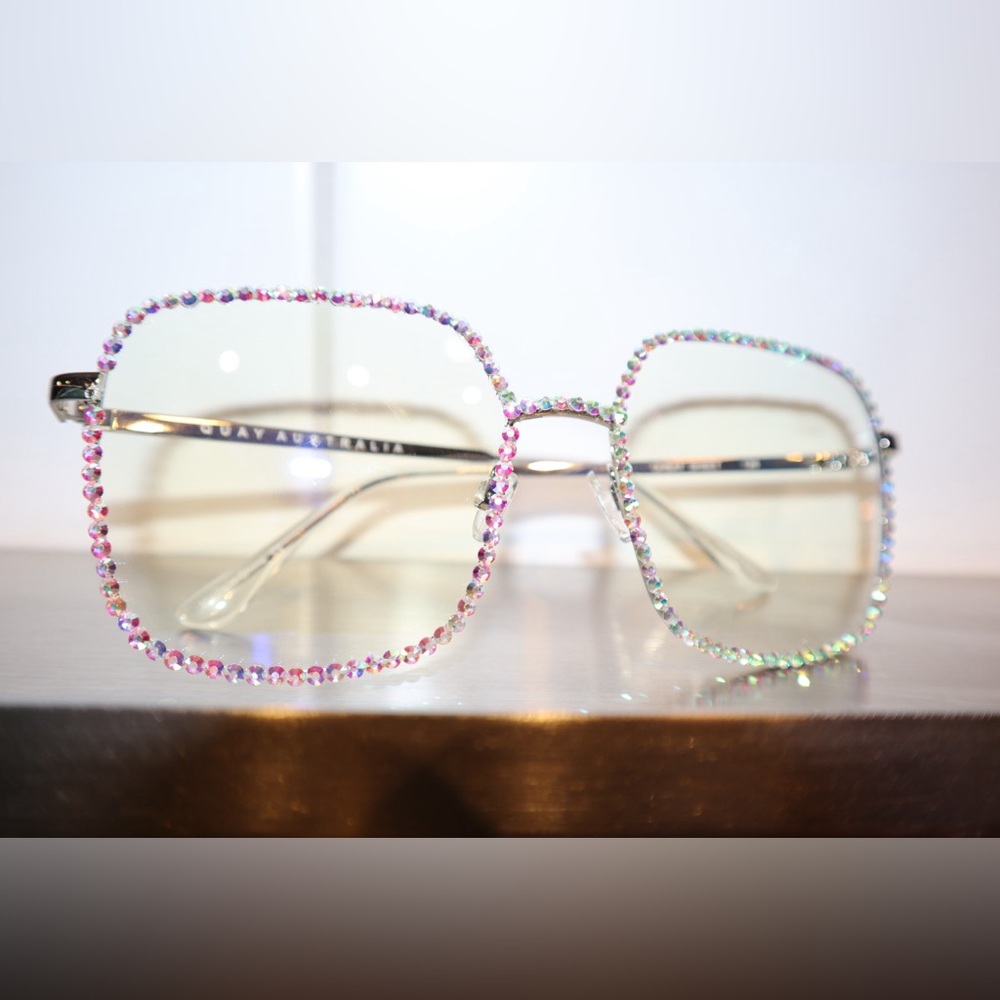 Rhinestone Quay blue light grasses handmade